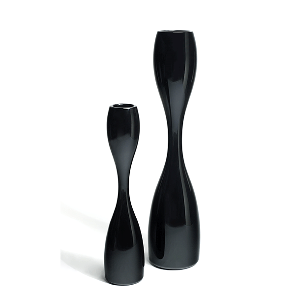 Pot Moai 126 et 175 Laqué Noir Plust Jardinchic Pot Moai 126 et 175 Laqué Noir Plust Jardinchic