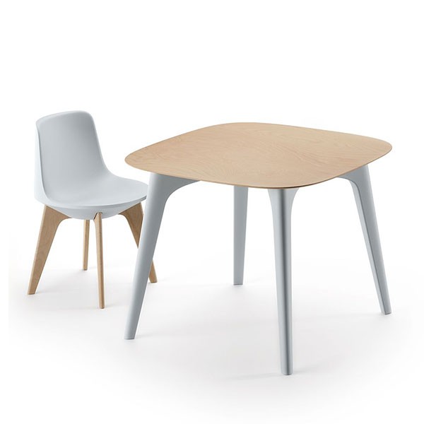 Table de Repas Planet Carrée Plateau Bois Naturel Piétement Blanc avec Chaise Planet Pieds Bois Clair (vendue séparément) Plust Jardinchic Table de Repas Planet Carrée Plateau Bois Naturel Piétement Blanc avec Chaise Planet Pieds Bois Clair (vendue séparément) Plust Jardinchic