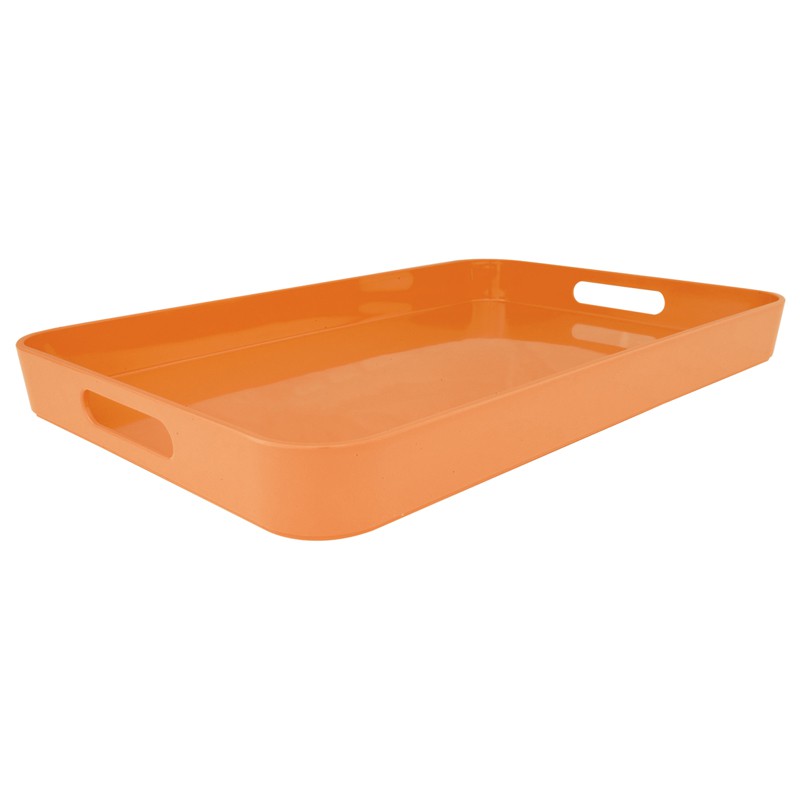 Plateau Gallery Rectangulaire orange - JardinChic