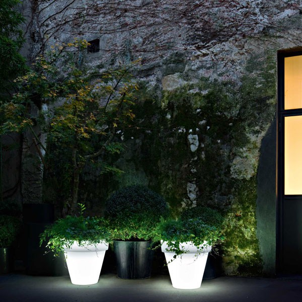 Pot Lumineux Vas Three Light neutre Jardin Serralunga JardinChic Pot Lumineux Vas Three Light neutre Jardin Serralunga JardinChic