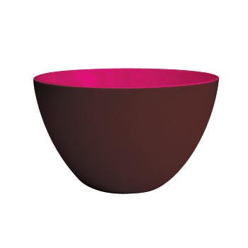 Saladier Bicolore chocolat/framboise