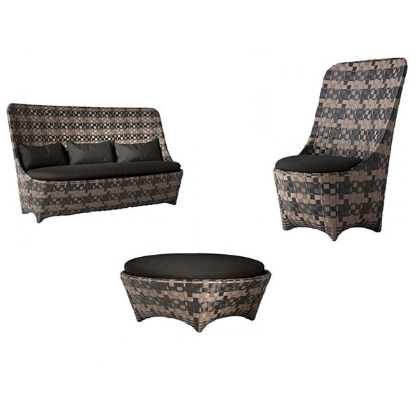 Salon de Jardin Cape West nNoir Driade JardinChic Salon de Jardin Cape West nNoir Driade JardinChic