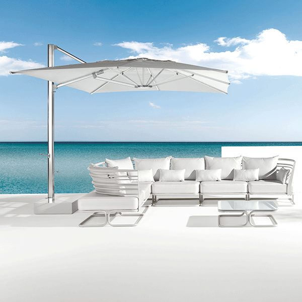 Parasol Shade à Mât Déporté JardinChic