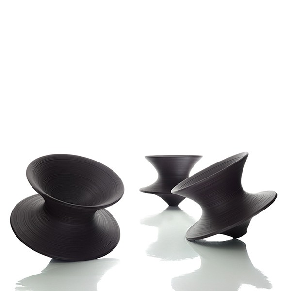 Fauteuil à bascule Spun Violet Foncé