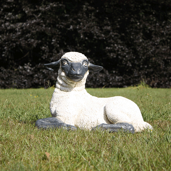 Statue Agneau Couché TexArtes Jardinchic Statue Agneau Couché TexArtes Jardinchic