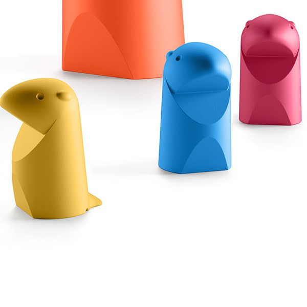 Statuettes Mini Marmotta Jaune, Bleu et Rouge Plust Jardinchic Statuettes Mini Marmotta Jaune, Bleu et Rouge Plust Jardinchic