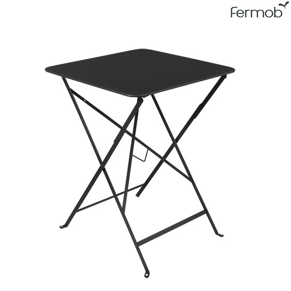 Table Bistro 57 x 57cm Réglisse Fermob Jardinchic Table Bistro 57 x 57cm Réglisse Fermob Jardinchic