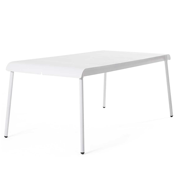 Table Repas Corail 180x90cm Blanc Oasiq Jardinchic Table Repas Corail 180x90cm Blanc Oasiq Jardinchic