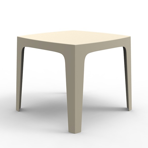 Table Solid Ecru Vondom Jardinchic Table Solid Ecru Vondom Jardinchic