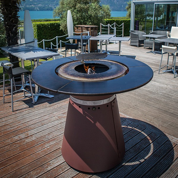 Table Haute Braséro Plancha Fusion Bois (grille vendue séparément) Vulx Jardinchic Table Haute Braséro Plancha Fusion Bois (grille vendue séparément) Vulx Jardinchic