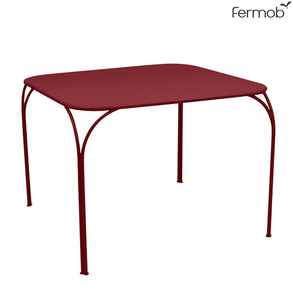 Table Kintbury 100x100cm Piment Fermob Jardinchic Table Kintbury 100x100cm Piment Fermob Jardinchic