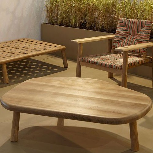 Table Basse Galet Terasse La Chaiserie Landaise JardinChic