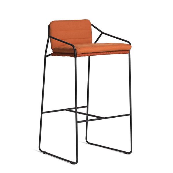 Tabouret de Bar Sandur avec Accoudoirs Cordage Terracotta Structure Anthracite Coussin vendu en accessoire Oasiq Jardinchic Tabouret de Bar Sandur avec Accoudoirs Cordage Terracotta Structure Anthracite Coussin vendu en accessoire Oasiq Jardinchic