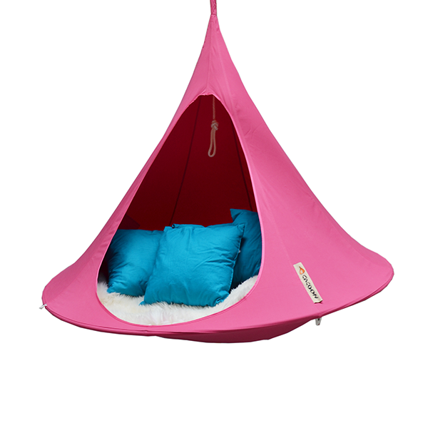 Tente Suspendue Cacoon Double Fuchsia Hang-In-Out Jardinchic Tente Suspendue Cacoon Double Fuchsia Hang-In-Out Jardinchic