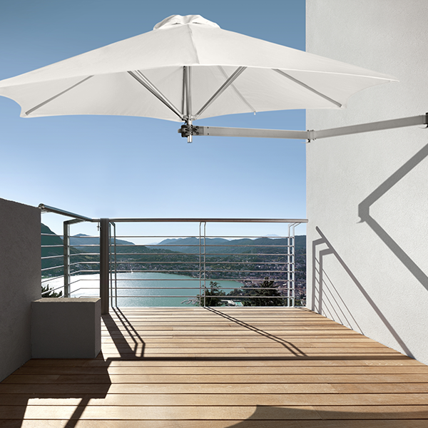 Parasol Wallflex Blanc Umbrosa Jardinchic Parasol Wallflex Blanc Umbrosa Jardinchic