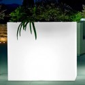 Jardinière Kube High Slim Lumineuse 