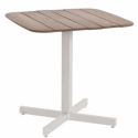 Table Carrée Plateau Teck Shine 