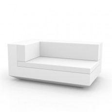 Canapé Modulable Vela - Module Droit Chaise Longue Blanc Vondom Jardinchic