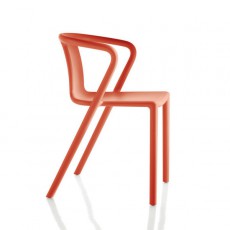 Chaise Air Chair avec Accoudoirs Orange Magis Jardinchic