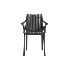 Chaise avec Accoudoirs Ibiza Noir Vondom Jardinchic