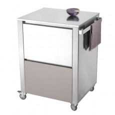 Module CunKitchen 2 Tiroirs Corian Taupe JokoDomus JardinChic