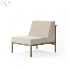 Module Central Sutra Laque Semi Gloss Kaki Coussins Argent Or EGO Paris Jardinchic