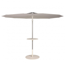 Parasol Solis Rond Blanc Socle non inclus Symo JardinChic