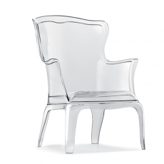 Fauteuil Pasha Transparent Pedrali Jardinchic