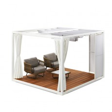 Pergola Pavilion Varaschin Jardinchic (2 panneaux verticaux non inclus)