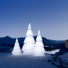 Sapins Lumineux Forest Blanc sur Câble 