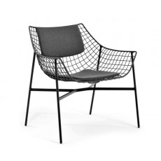 Fauteuil Lounge Summer Set Structure Noir Varaschin Jardinchic