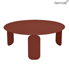 Table Basse Bebop Ocre Rouge Ø80cm Fermob Jardinchic