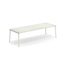  Table Extensible Plateau Aluminium Yard Blanc Cassé Emu Jardinchic