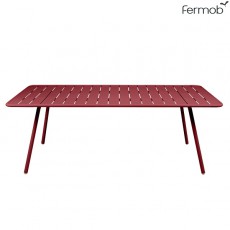 Table Luxembourg 207x100cm Piment Fermob Jardinchic