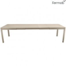Table à Allonge Ribambelle XL 149/299x100cm Muscade Fermob Jardinchic