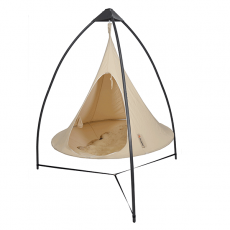 Trépied Métal pour Tentes Cacoon avec Tente Cacoon Double Blanc Hang-in-Out JardinChic 