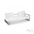 Canapé Kama Coussinage Vinyle Blanc EGO Paris JardinChic