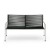 Canapé D01 Face Cordes Nylon Noir 4Coro JardinChic