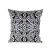 Coco Ikat Carré Noir 50x50 Mariska Meijers JardinChic