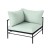 Fauteuil d'Angle Rivage Basalte Vlaemynck Jardinchic
