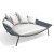 Daybed Arena Structure Smoke sangle Grey-blue Roda Jardinchic