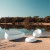 Salon de Jardin Stones Ambiance 1 Canapé + 1 Fauteuil+1 Table Basse Vondom JardinChic