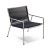Fauteuil P01 Cordes Nylon Noir Coro JardinChic