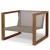 Fauteuil Teck Cima Lounge