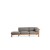 Canapé Chaise Longue Droite Maro Teck Cordage Argile Oasiq Jardinchic