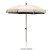 Parasol Couture Ecru Intérieur Bleu Nuit Sywawa JardinChic