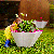 Pot Bicolore Blanc Fuchsia Agatha Ambiance Vondom JardinChic