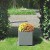 Jardinière Delta Carrée Gris clair Eternit JardinChic 