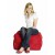 Pouf Couch Sitting Bull Rouge Situation JardinChic