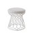 Coussin d'assise pour Chaise, Fauteuil et Pouf Re-Trouvé Blanc